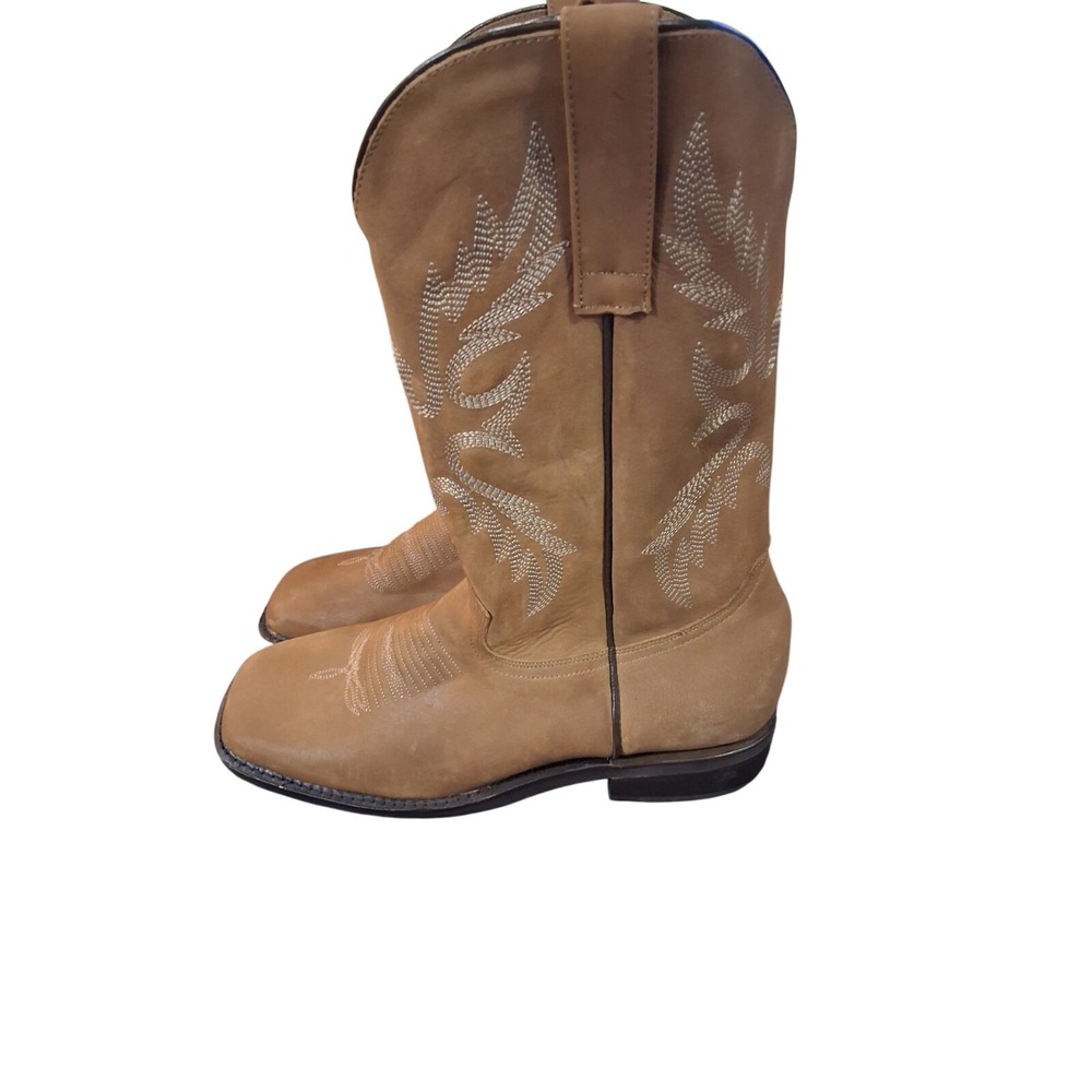 Masterson Boot Co. Western Boot Mens Size 11.5 EW Brown  Square Toe RBC 800